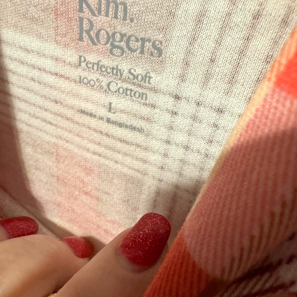 NWT  #FALL2025🍁  Multicolor Plaid Mock Turtleneck TOp  LARGE   #CL - Picture 5 of 9